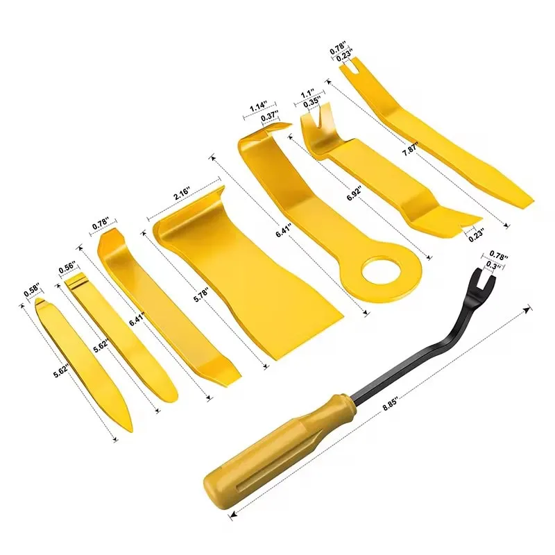 How to use multifunction car trim removal tool kits?